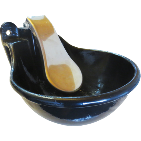 Nose-Paddle Bowl Compact, painted cast bowl