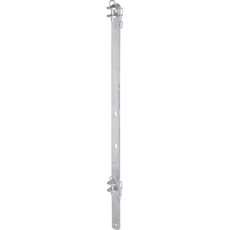 Bolt-Down Rail, frame height 94 cm, for mounting gates and dividers to walls