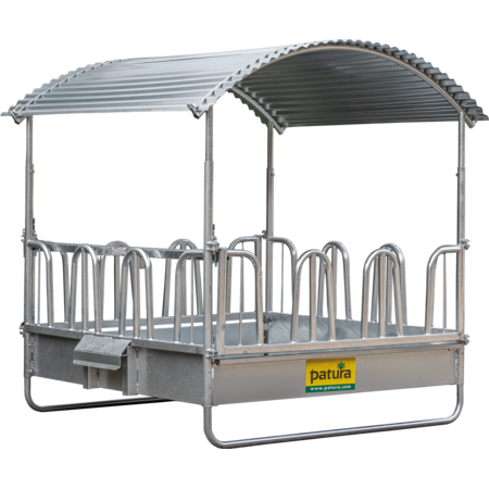 Compact Rectangular Feeder with tombstone feed front and roof