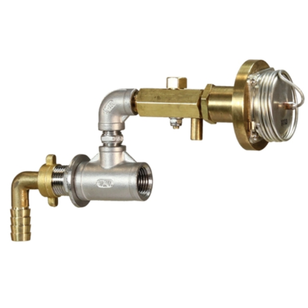 Frost Protection Guard Thermostatic Valve for Tipping Water Trough, 1/2" connection