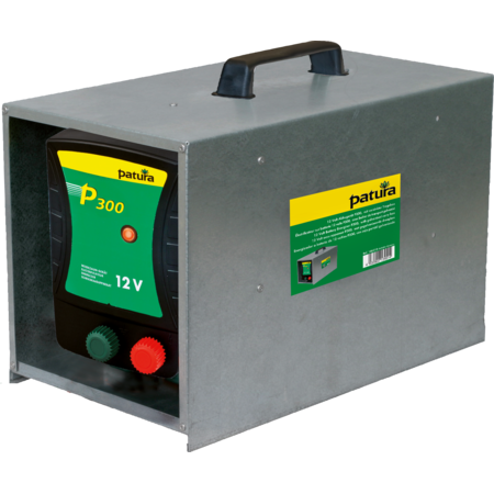 P300 Energiser for 12 V battery, with carry box