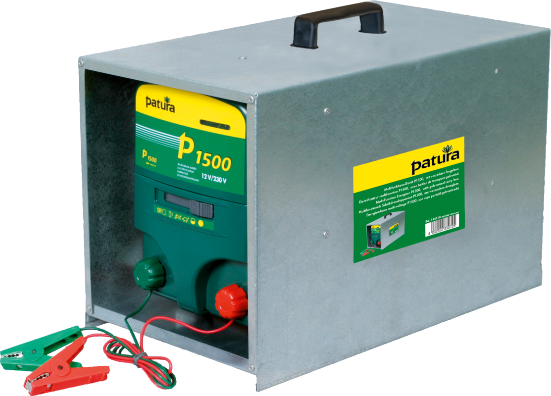 P1500 Multi-Function Energiser for 230 V/12 V, with carry box