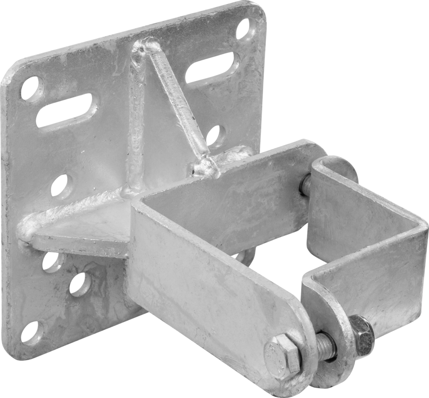 Schelle Quadrat 90 mm, Halter für Tränkebecken, vz