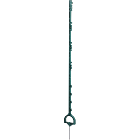 Steigbügelpfahl, 1,55 m, grün, mit Steigbügelfußtritt (10 Stück / Pack)