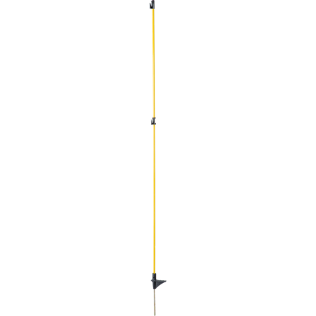 Piquet fibre de verre ovale 1,60 m, avec beche et deux isolateurs (les  10)