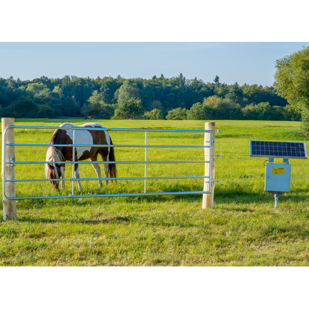 Profi Pasture Gate, adjustable, height 1.10 m, 3.00 - 4.00 m, incl. complete mounting kit