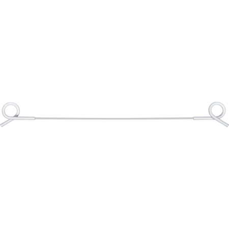 Offset Bracket with pigtail insulator two-sided, 80 cm (qty 5)