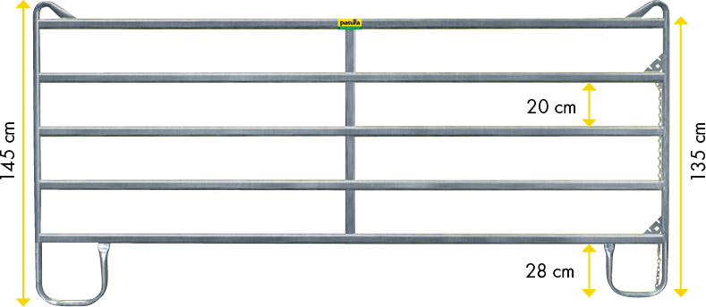 Pony-Panel 3,00 m, H=1,35 m, vz