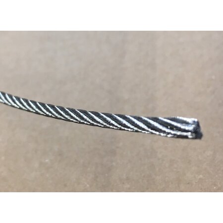 Cable acier inoxydable, 3 mm, article au mètre