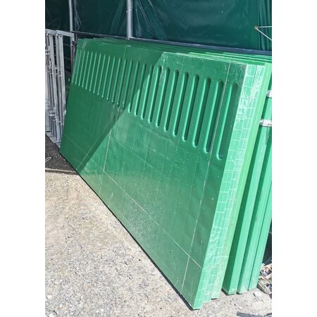 Side Panel with wall openings, 1.20 x 2.40 m, for PATURA calf box, w/o contact opening 10 x 29 cm