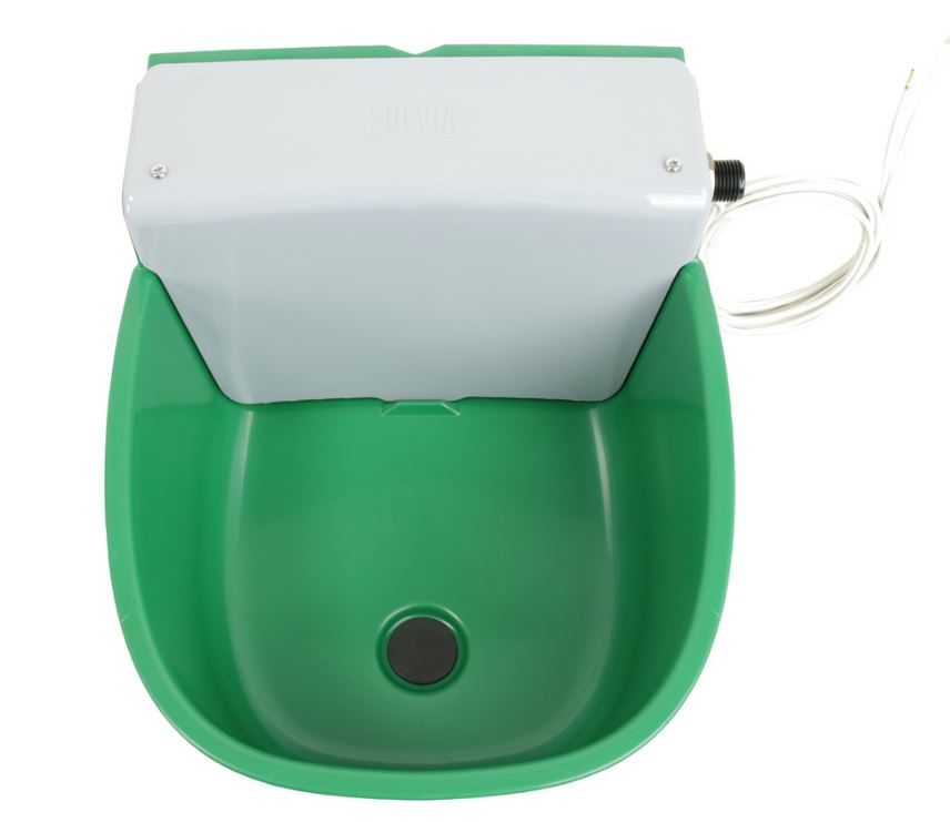 Abreuvoir à niveau constant modèle 135P Flotteur haute pression, 6 l vol. d'eau, chauffant, 24 volts, 50 watts